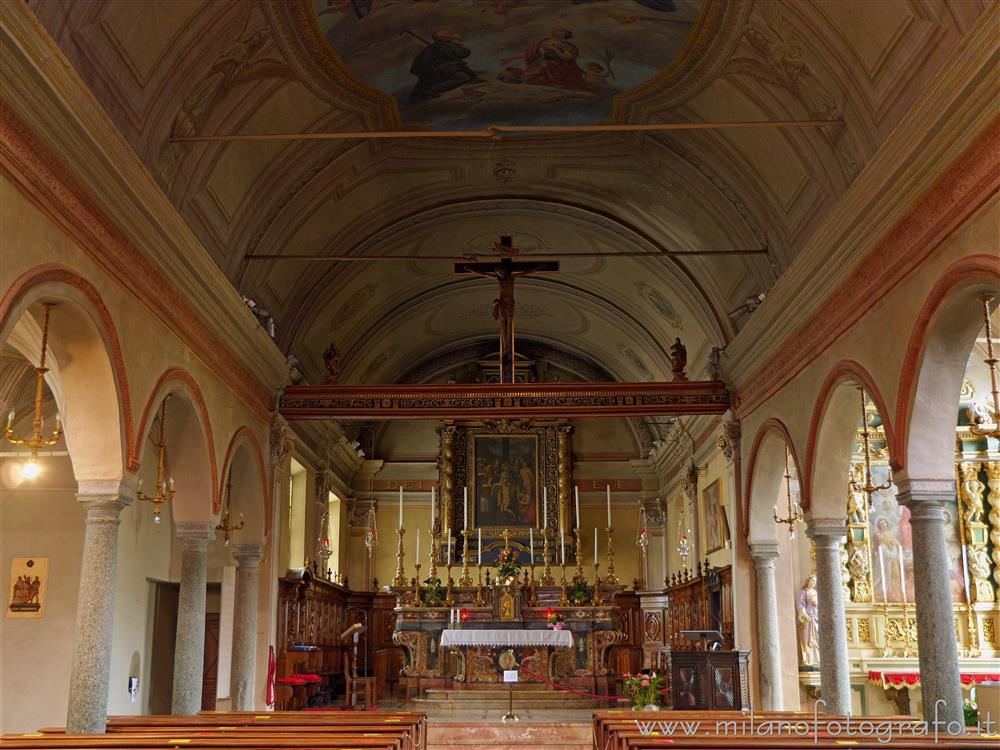 Ponderano (Biella (Italy)) - Interior of the Church of St. Lawrence Martyr